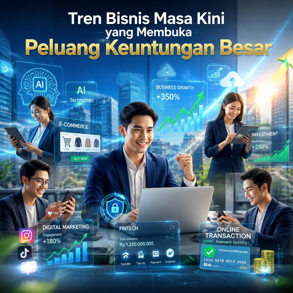 Tren Bisnis Masa Kini yang Membuka Peluang Keuntungan Besar